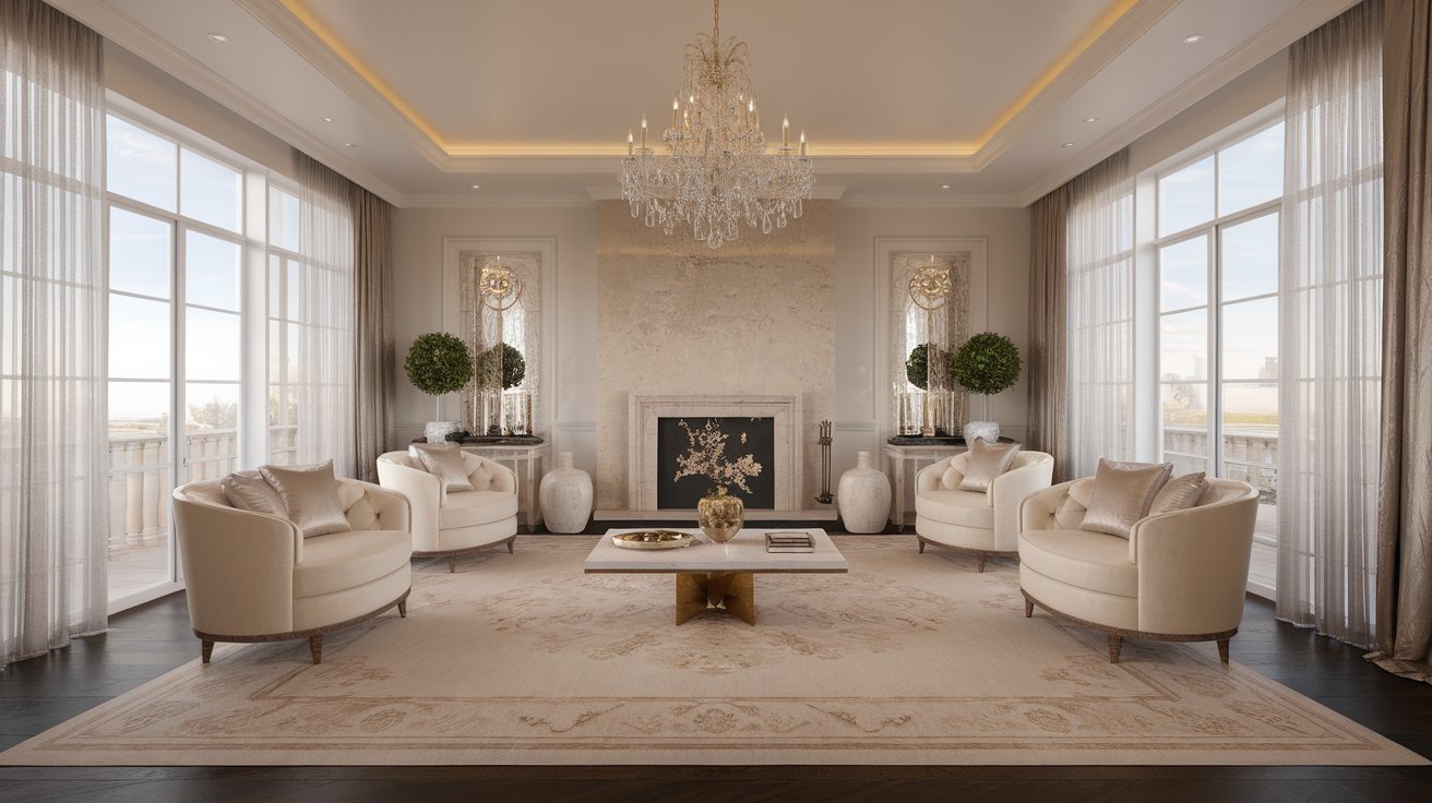 Neutral Luxury Living Room