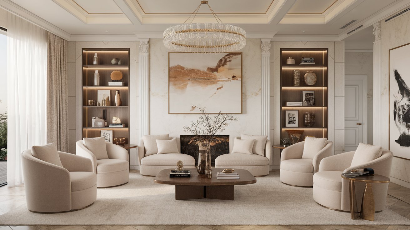 Neutral Luxury Living Room