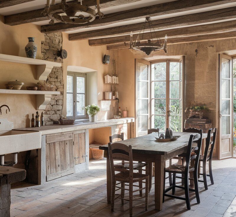 Rustic European Kitchen Design