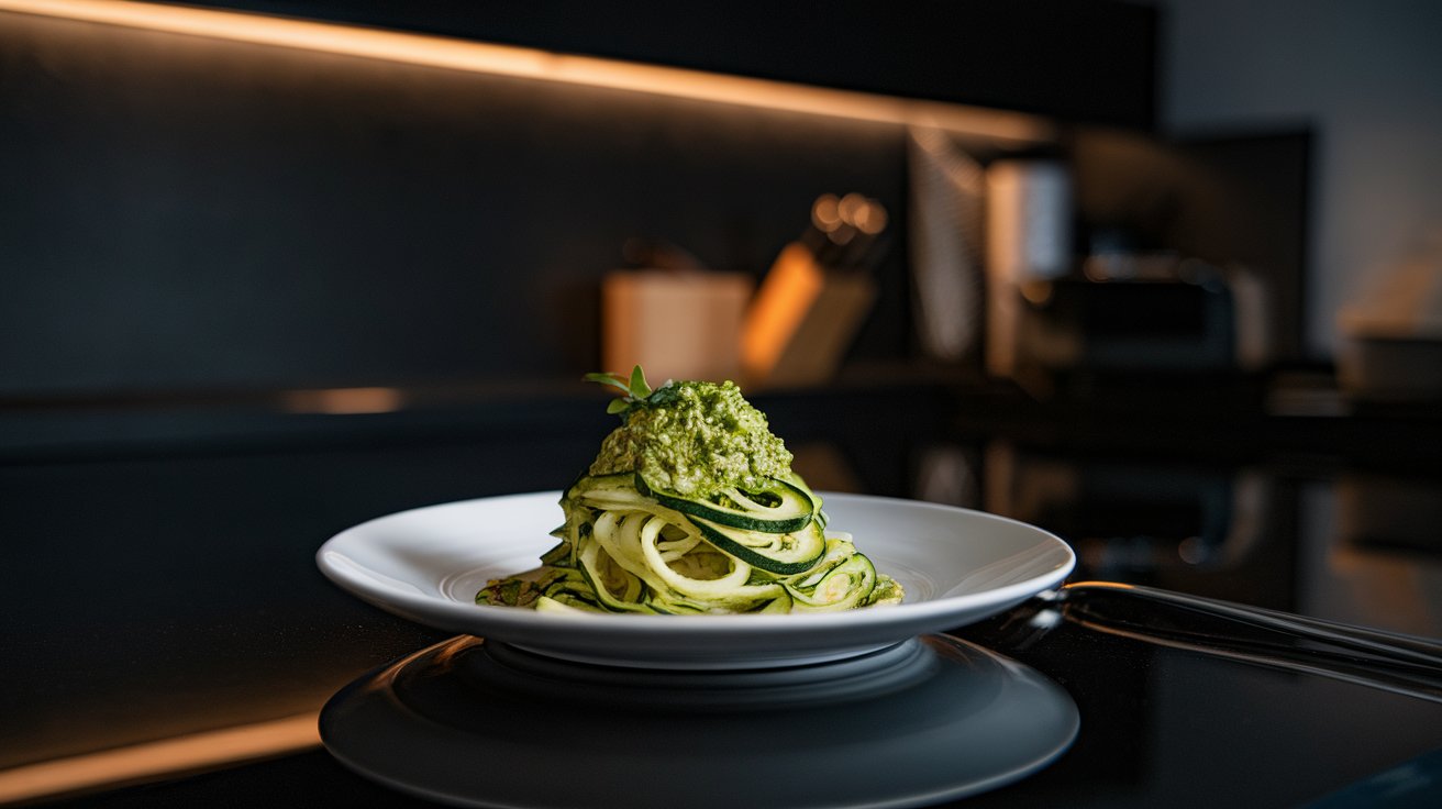 Zucchini Noodles with Pesto